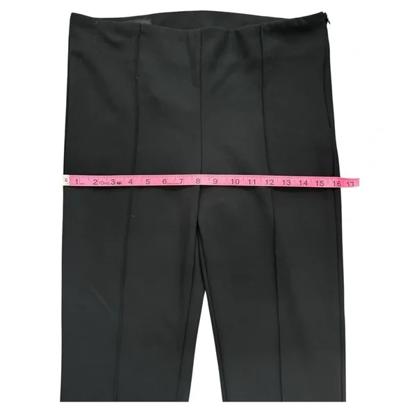 ZARA High Waist Slit Leggings Pants Black Size M NWT - Picture 3 of 7